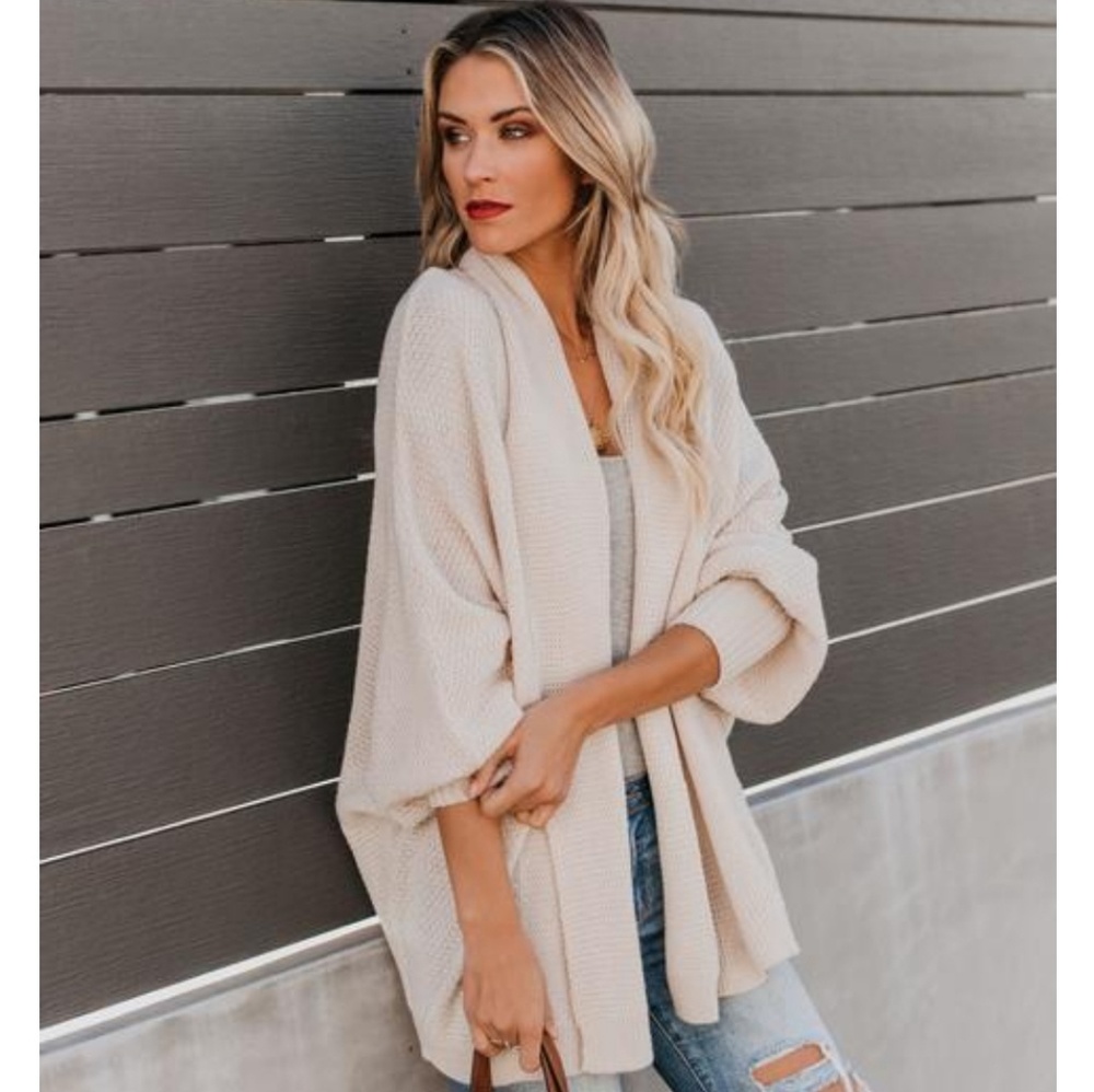 Vici POWER OF LOVE KNIT DOLMAN CARDIGAN - NWOT